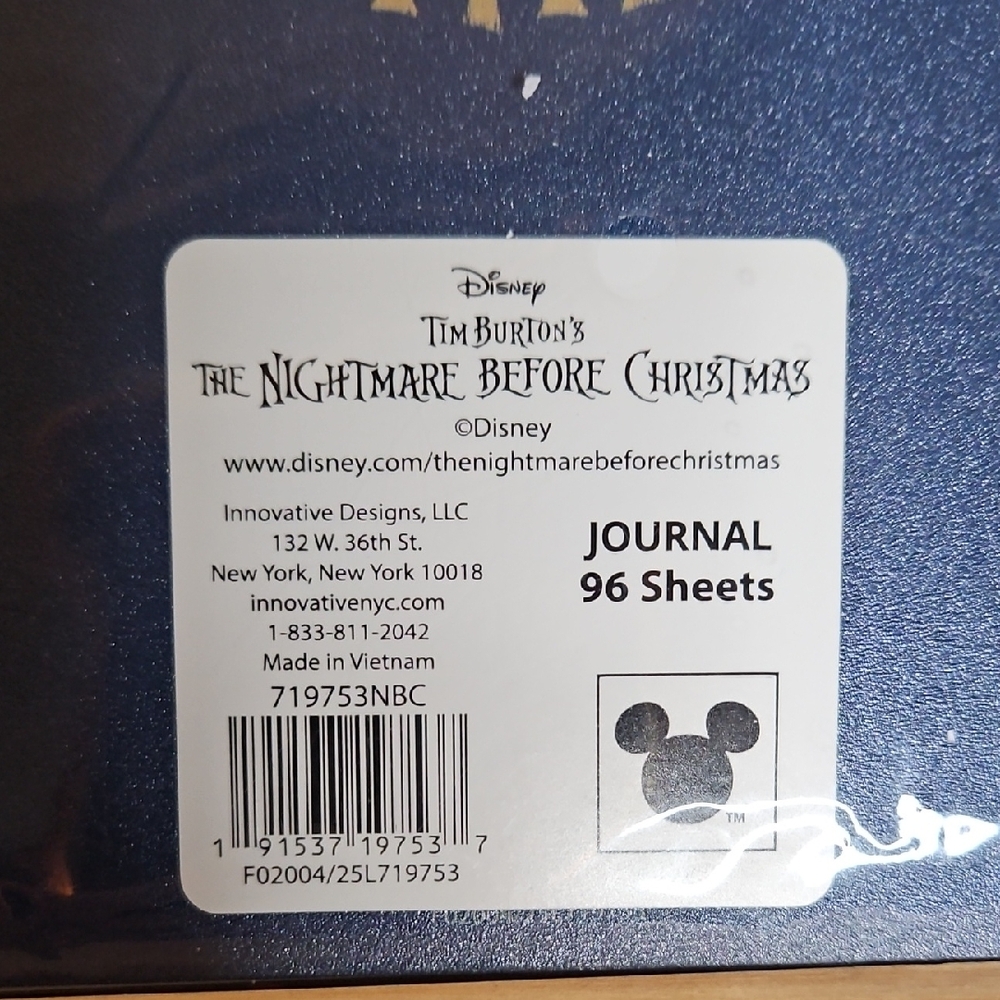 Nightmare Before Christmas Spiral Notebook 96 Sheets - Picture 4 of 4